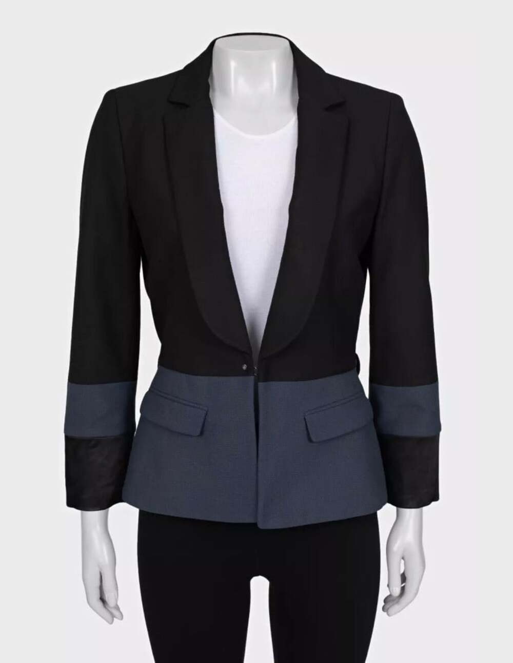 Just Cavalli Black Fitted Blazer Jacket Sz.42
